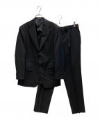 ESTNATIONエストネーション）の古着「段返り3Bセットアップスーツ」｜ブラック