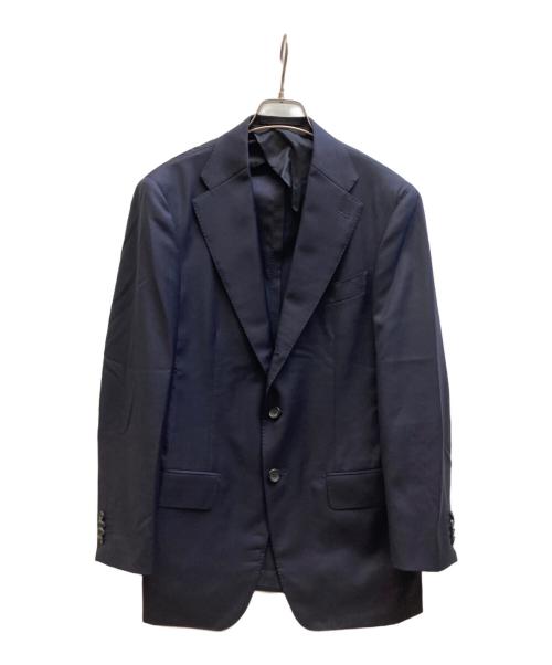 ESTNATION（エストネーション）ESTNATION (エストネーション) ピンヘッド段返り3Bスーツ ネイビー サイズ:46の古着・服飾アイテム