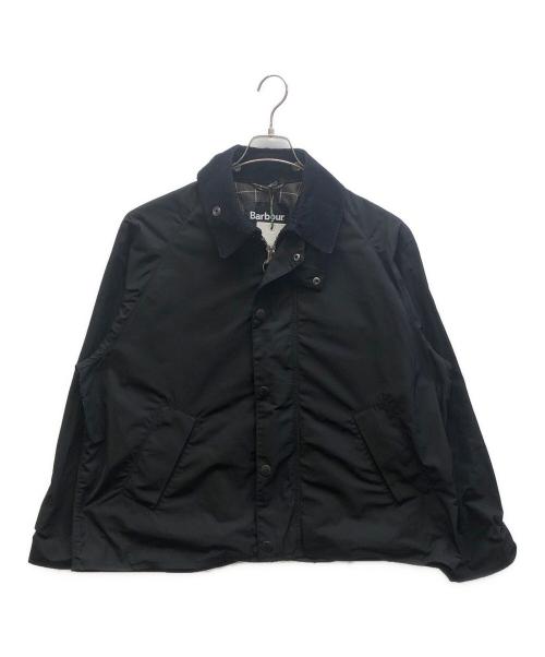 Barbour（バブアー）Barbour (バブアー) BEAMS F (ビームスエフ) 別注ピーチドコットン ショートジャケット ブラック サイズ:40の古着・服飾アイテム