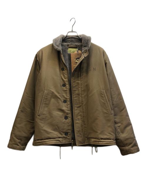 BUZZ RICKSON'S（バズリクソンズ）BUZZ RICKSON'S (バズリクソンズ) N-1デッキジャケット ベージュ サイズ:Lの古着・服飾アイテム