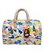 A BATHING APEアベイシングエイプ）の古着「MULTI CAMO BOSTON BAG」｜マルチカラー