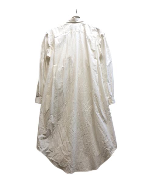 Millanni（ミランニ）Millanni (ミランニ) デザインシャツワンピース ホワイト サイズ:2の古着・服飾アイテム