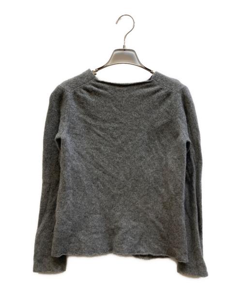 COMME des GARCONS（コムデギャルソン）COMME des GARCONS (コムデギャルソン) ひび割れプリントニット グレー サイズ:Mの古着・服飾アイテム