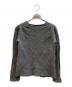 COMME des GARCONS (コムデギャルソン) ひび割れプリントニット グレー サイズ:M：4000円