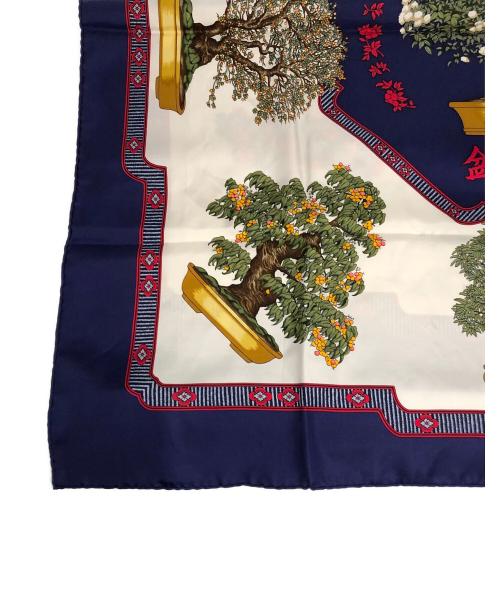 HERMES（エルメス）HERMES (エルメス) スカーフ パープルの古着・服飾アイテム