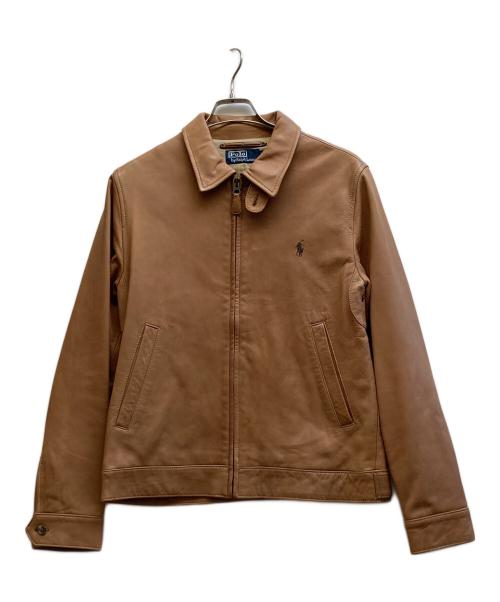 POLO RALPH LAUREN（ポロ・ラルフローレン）POLO RALPH LAUREN (ポロ・ラルフローレン) ラムレザージャケット ブラウン サイズ:Mの古着・服飾アイテム