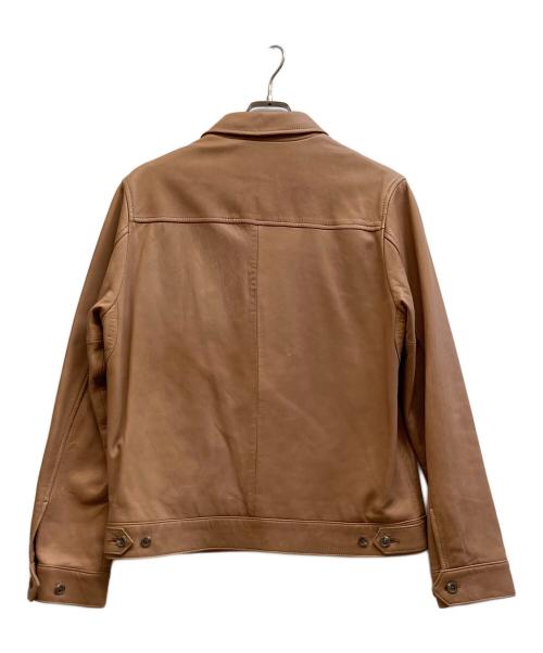 POLO RALPH LAUREN（ポロ・ラルフローレン）POLO RALPH LAUREN (ポロ・ラルフローレン) ラムレザージャケット ブラウン サイズ:Mの古着・服飾アイテム