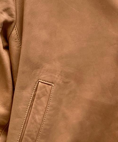 POLO RALPH LAUREN（ポロ・ラルフローレン）POLO RALPH LAUREN (ポロ・ラルフローレン) ラムレザージャケット ブラウン サイズ:Mの古着・服飾アイテム