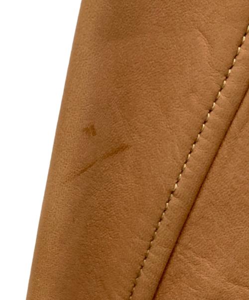 POLO RALPH LAUREN（ポロ・ラルフローレン）POLO RALPH LAUREN (ポロ・ラルフローレン) ラムレザージャケット ブラウン サイズ:Mの古着・服飾アイテム
