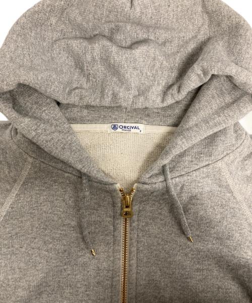 ORCIVAL（オーシバル）ORCIVAL (オーシバル) フレンチテリージップフーディーパーカー グレー サイズ:2の古着・服飾アイテム