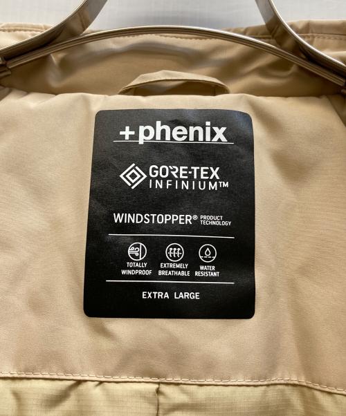 PHENIX（フェニックス）PHENIX (フェニックス) GORE TEX 2L ステンカラーコート ベージュ サイズ:XLの古着・服飾アイテム
