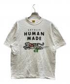 HUMAN MADEヒューマンメイド）の古着「タイガープリントTシャツ」｜ホワイト
