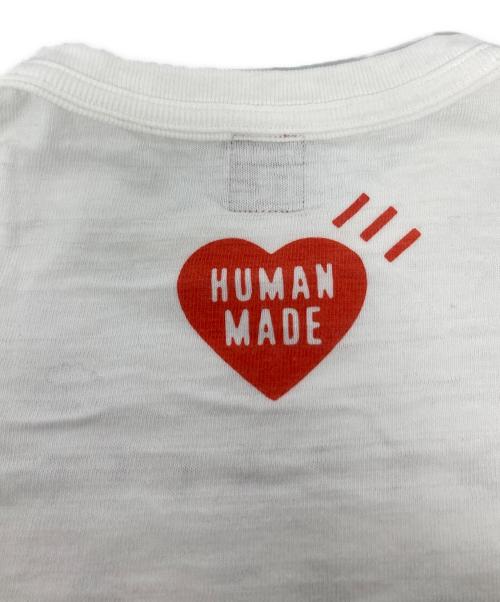HUMAN MADE（ヒューマンメイド）HUMAN MADE (ヒューマンメイド) タイガープリントTシャツ ホワイト サイズ:Lの古着・服飾アイテム