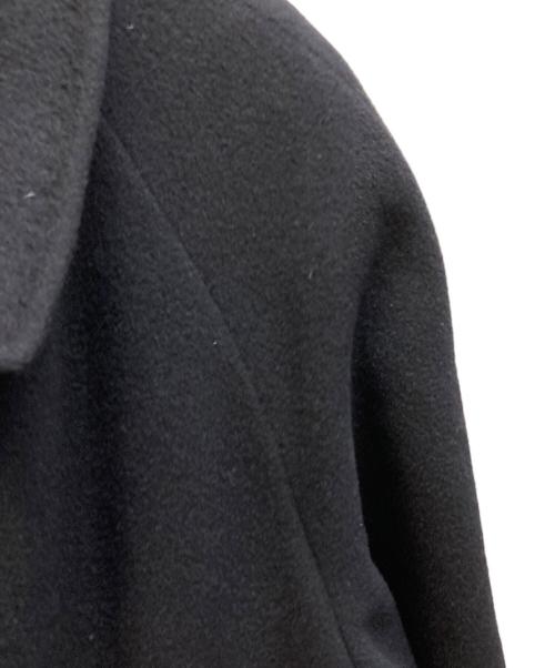 BURBERRY LONDON（バーバリーロンドン）BURBERRY LONDON (バーバリーロンドン) カシミヤ混アンゴラウール 比翼ステンカラーコート ブラック サイズ:-の古着・服飾アイテム