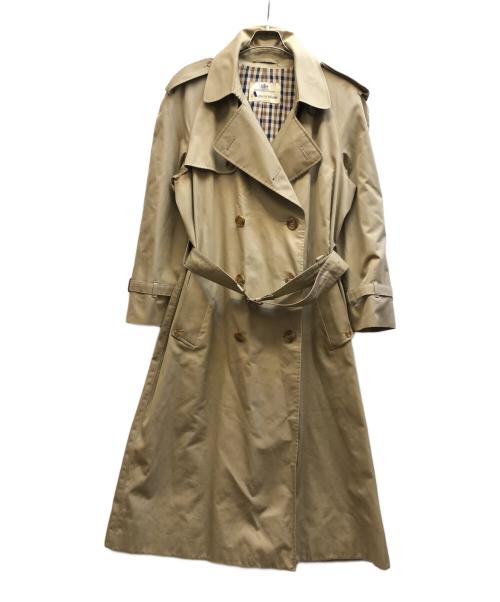 Aquascutum（アクアスキュータム）Aquascutum (アクアスキュータム) トレンチコート ベージュ サイズ:-の古着・服飾アイテム