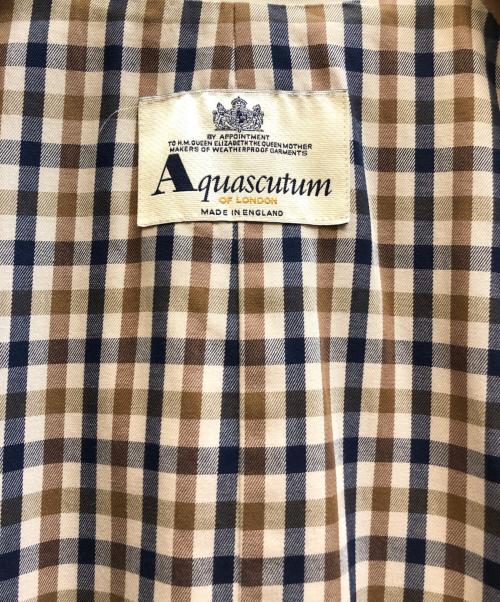 Aquascutum（アクアスキュータム）Aquascutum (アクアスキュータム) トレンチコート ベージュ サイズ:-の古着・服飾アイテム