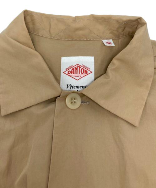 DANTON（ダントン）DANTON (ダントン) ワークシャツ/jd-3609 ベージュ サイズ:38の古着・服飾アイテム