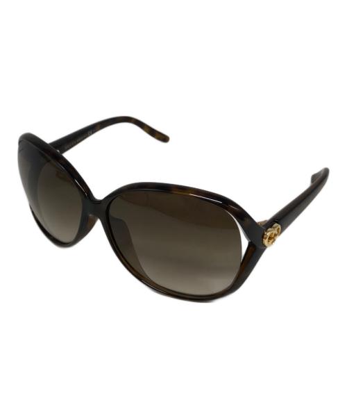 GUCCI（グッチ）GUCCI (グッチ) サングラス ブラウン サイズ:62□13の古着・服飾アイテム