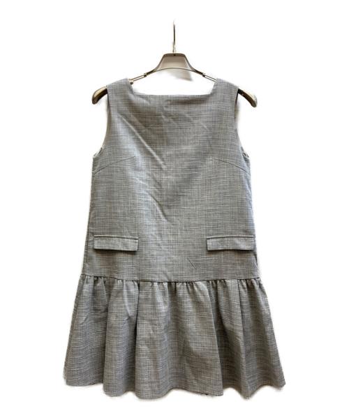 CELFORD（セルフォード）CELFORD (セルフォード) ツィードミニワンピース/CWF0252028 グレー サイズ:38の古着・服飾アイテム