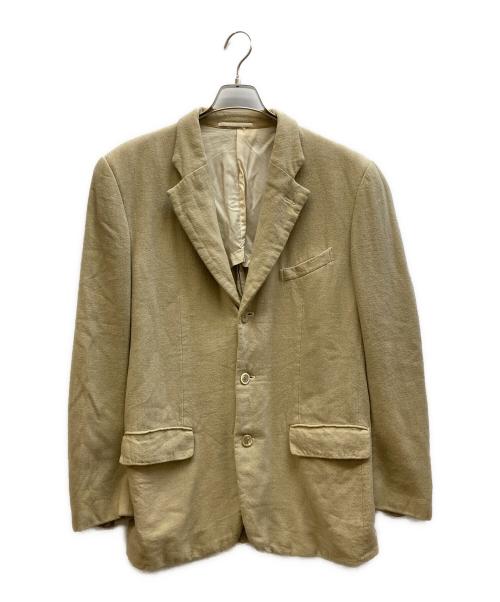 COMME des GARCONS HOMME PLUS（コムデギャルソンオムプリュス）COMME des GARCONS HOMME PLUS (コムデギャルソンオムプリュス) テーラードジャケット ベージュ サイズ:Mの古着・服飾アイテム