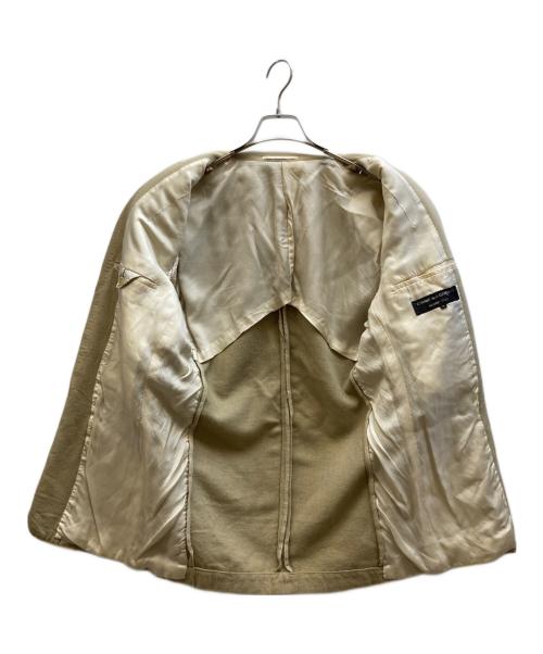 COMME des GARCONS HOMME PLUS（コムデギャルソンオムプリュス）COMME des GARCONS HOMME PLUS (コムデギャルソンオムプリュス) テーラードジャケット ベージュ サイズ:Mの古着・服飾アイテム