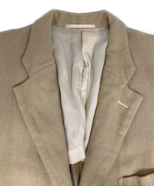 COMME des GARCONS HOMME PLUS（コムデギャルソンオムプリュス）COMME des GARCONS HOMME PLUS (コムデギャルソンオムプリュス) テーラードジャケット ベージュ サイズ:Mの古着・服飾アイテム