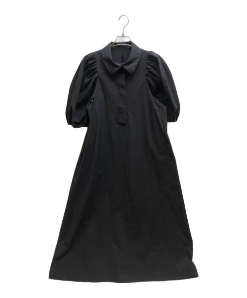 ELLIE（エリー）ELLIE (エリー) ボリュームS/Sワンピース/ED-25002 ブラック サイズ:Fの古着・服飾アイテム