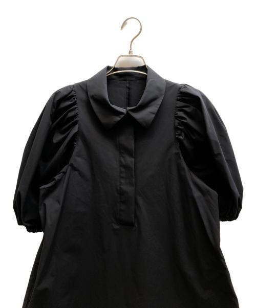 ELLIE（エリー）ELLIE (エリー) ボリュームS/Sワンピース/ED-25002 ブラック サイズ:Fの古着・服飾アイテム