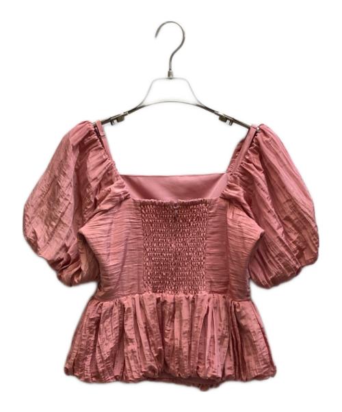 HER LIP TO（ハーリップトゥ）Her lip to (ハーリップトゥ) Bloom Two-Way Top / 121302134 ピンク サイズ:M 未使用品の古着・服飾アイテム
