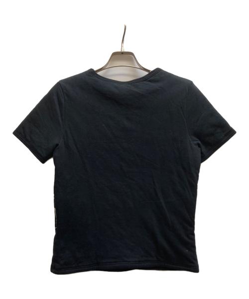 BERNHARD WILLHELM（ベルンハルト ウィルヘルム）BERNHARD WILLHELM (ベルンハルト ウィルヘルム) トロンプルイユ刺繍Tシャツ/THBW-CA-1205 ブラック サイズ:Sの古着・服飾アイテム