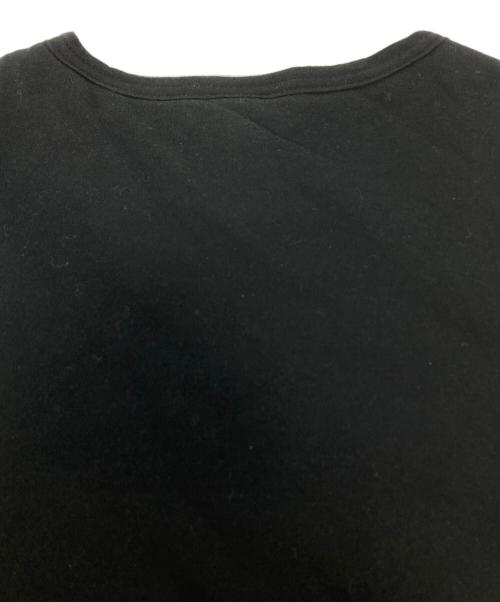 BERNHARD WILLHELM（ベルンハルト ウィルヘルム）BERNHARD WILLHELM (ベルンハルト ウィルヘルム) トロンプルイユ刺繍Tシャツ/THBW-CA-1205 ブラック サイズ:Sの古着・服飾アイテム