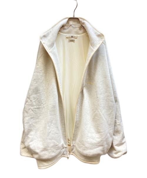 adidas（アディダス）adidas (アディダス) Fear Of God (フィア・オブ・ゴッド) コラボスウェットジップアップブルゾン グレー サイズ:2XLの古着・服飾アイテム