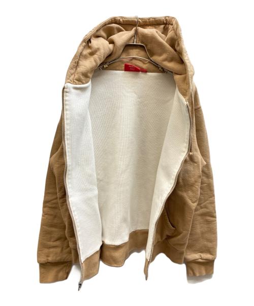 SUPREME（シュプリーム）SUPREME (シュプリーム) サーマルジップフーディー ブラウン サイズ:Mediumの古着・服飾アイテム