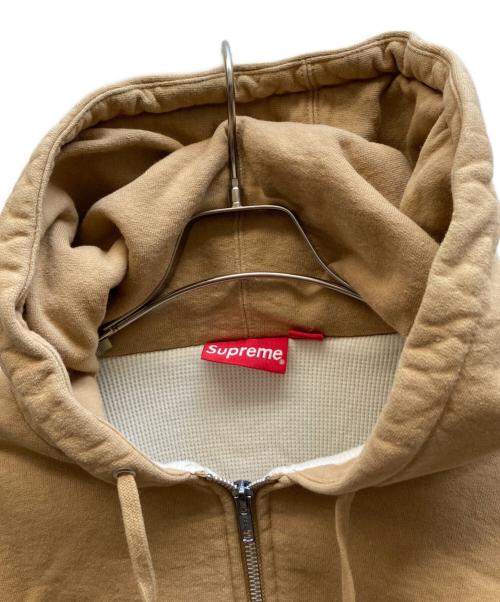 SUPREME（シュプリーム）SUPREME (シュプリーム) サーマルジップフーディー ブラウン サイズ:Mediumの古着・服飾アイテム