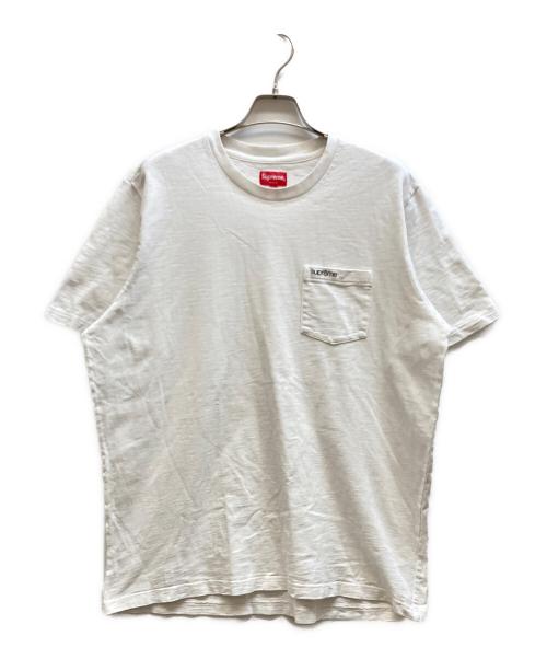 SUPREME（シュプリーム）SUPREME (シュプリーム) ポケットTシャツ ホワイト サイズ:Lの古着・服飾アイテム