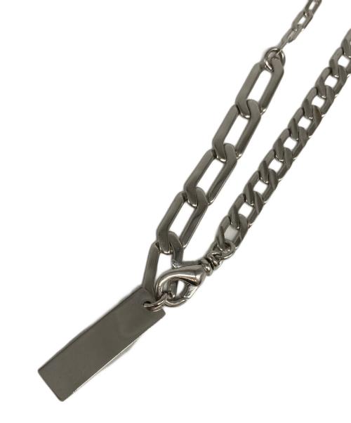 JOHN LAWRENCE SULLIVAN（ジョン ローレンス サリバン）JOHN LAWRENCE SULLIVAN (ジョン ローレンス サリバン) MIX CHAIN NECKLACE シルバーの古着・服飾アイテム