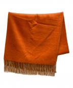 ASAUCE MELERアソースメレ）の古着「カシミヤマフラー」｜オレンジ