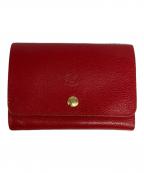 IL BISONTEイル ビゾンテ）の古着「ミディアムウォレット」｜レッド