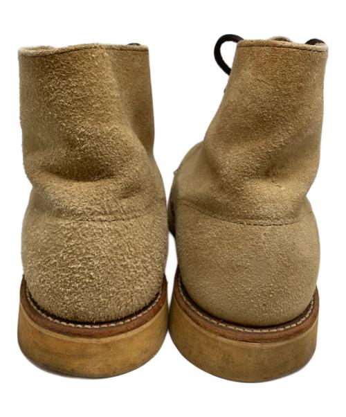 RED WING（レッドウィング）RED WING (レッドウィング) 白スクエア犬タグ 6インチ クラシックラウンドブーツ ベージュ サイズ:9 1/2の古着・服飾アイテム