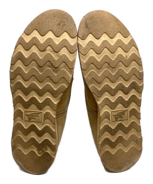 RED WING（レッドウィング）RED WING (レッドウィング) 白スクエア犬タグ 6インチ クラシックラウンドブーツ ベージュ サイズ:9 1/2の古着・服飾アイテム