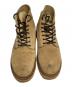 中古・古着 RED WING (レッドウィング) 白スクエア犬タグ 6インチ クラシックラウンドブーツ ベージュ サイズ:9 1/2：13000円