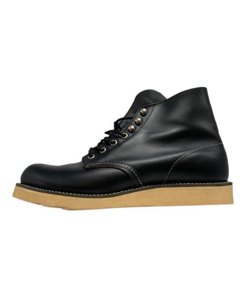 RED WING（レッドウィング）RED WING (レッドウィング) 四角犬タグ 8165 クラシックラウンドブーツ ブラック サイズ:9Dの古着・服飾アイテム