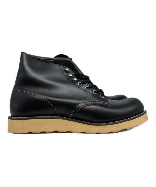RED WING（レッドウィング）RED WING (レッドウィング) 四角犬タグ 8165 クラシックラウンドブーツ ブラック サイズ:9Dの古着・服飾アイテム