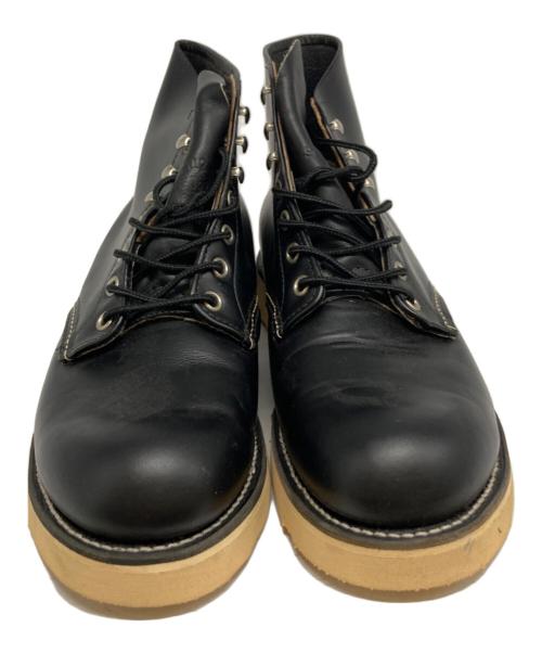 RED WING（レッドウィング）RED WING (レッドウィング) 四角犬タグ 8165 クラシックラウンドブーツ ブラック サイズ:9Dの古着・服飾アイテム