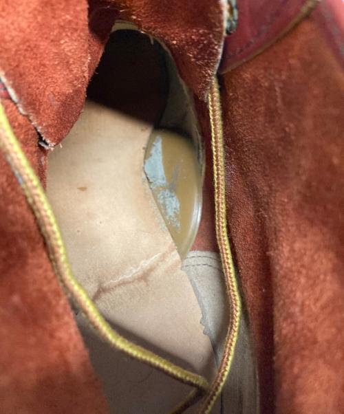 RED WING（レッドウィング）RED WING (レッドウィング) 白スクエア犬タグ 8166 6インチクラシックラウンドブーツ レッド サイズ:9 1/2Dの古着・服飾アイテム