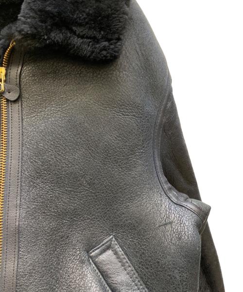 AVIREX（アヴィレックス）AVIREX (アヴィレックス) TYPE B-3 ムートンフライトジャケット ブラック サイズ:42の古着・服飾アイテム