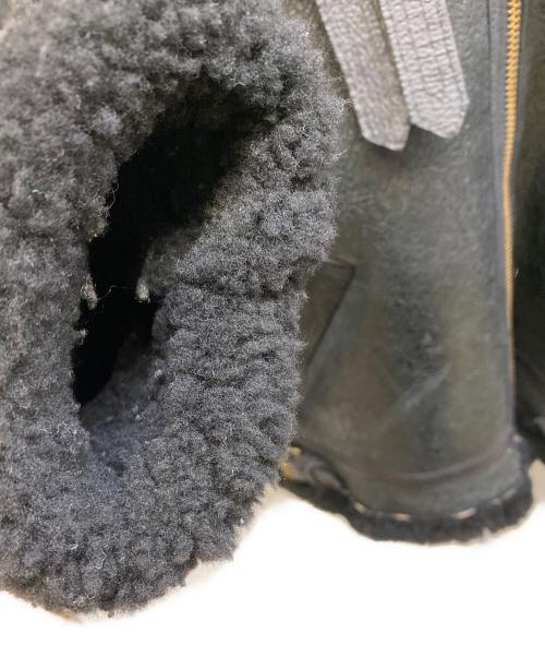 AVIREX（アヴィレックス）AVIREX (アヴィレックス) TYPE B-3 ムートンフライトジャケット ブラック サイズ:42の古着・服飾アイテム