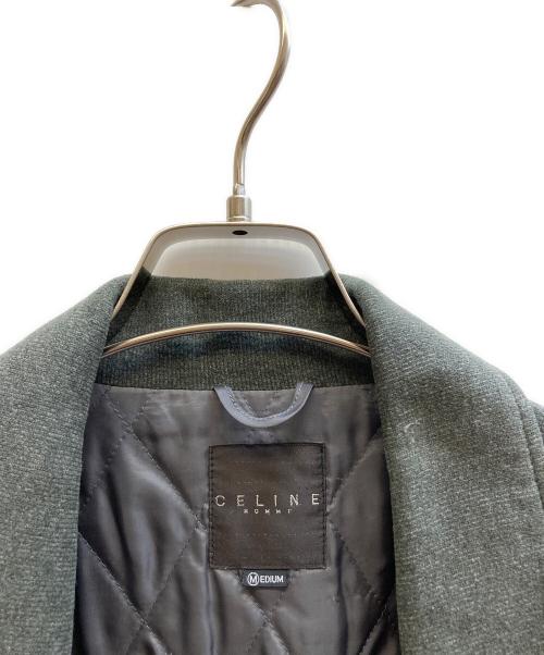CELINE HOMME（セリーヌオム）CELINE HOMME (セリーヌオム) ガウンコート グリーン サイズ:MEDIUMの古着・服飾アイテム