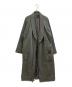 CELINE HOMME（セリーヌオム）の古着「ガウンコート」｜グリーン