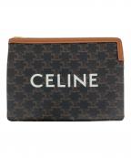 CELINEセリーヌ）の古着「トリオンスモールポーチ」｜ブラウン